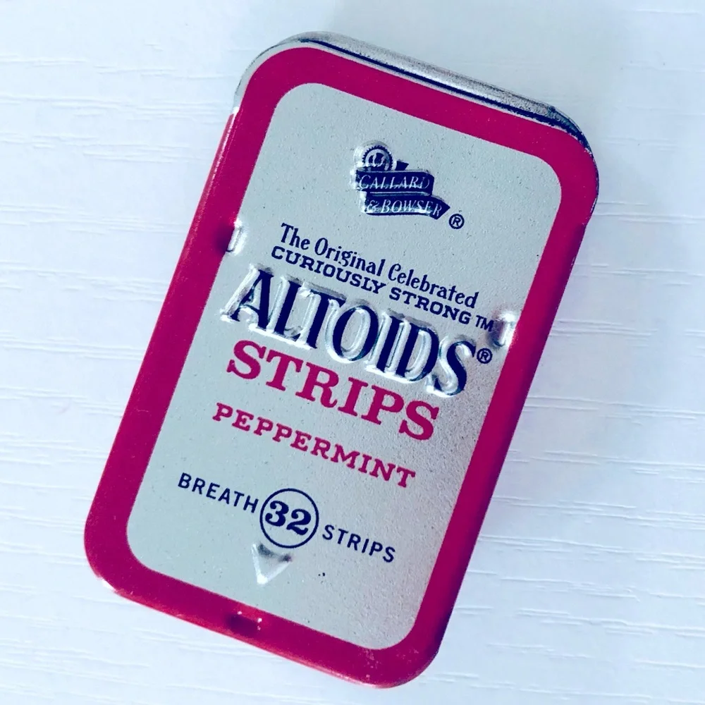 VTG  set 3 Vintage 2002 Altoids Strong Man Limited Edition Tin Peppermints - Picture 6 of 10